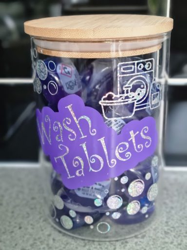 Wash Tablet Jar £10
