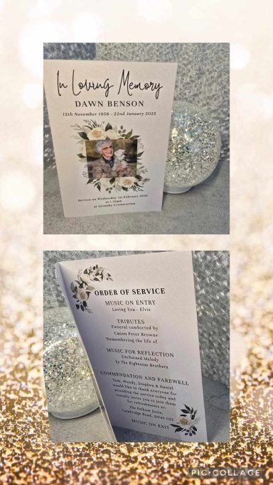 Funeral Order of Service