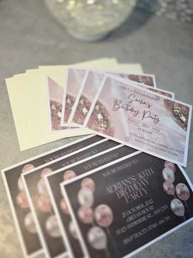Party Invites £12.50