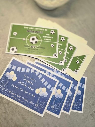 Party Invites £12.50